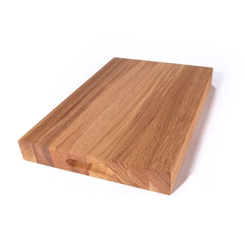 Ek bräda med handtag, oljad – 450x300x50mm